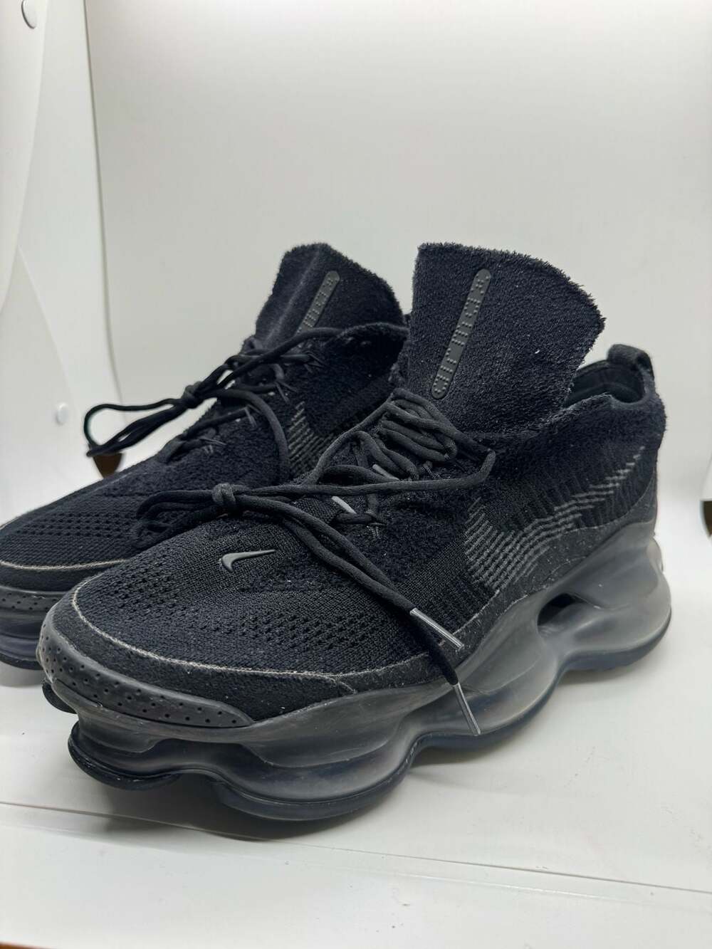 Nike Air Max Scorpion Flyknit Triple Black Anthracite DJ4701-003